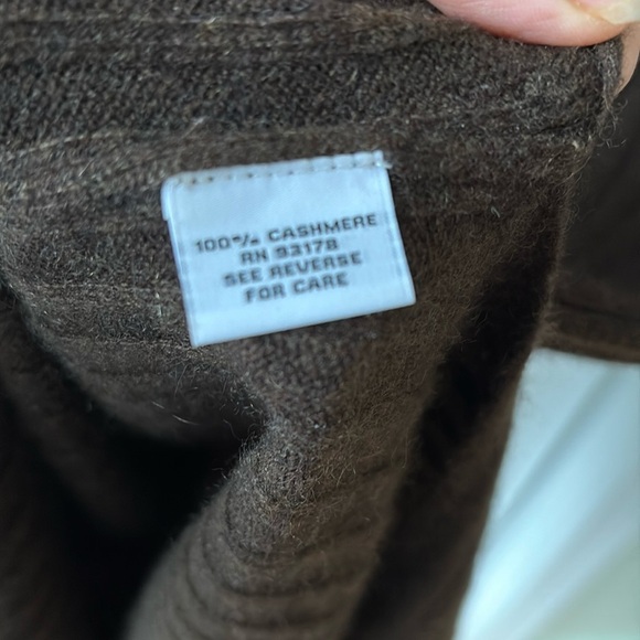 The Cashmere Project Brown Rib Knit Dress L - Picture 8 of 9